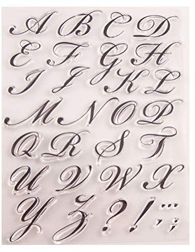 Lintat - Almohadilla para tartas (diseño de alfabeto, fondante, galleta con letras inglesas, galletas, molde de baking Aaccessories