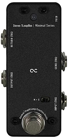 One Control Minimal Series Stereo 1 Loop Box - True Bypass Looper
