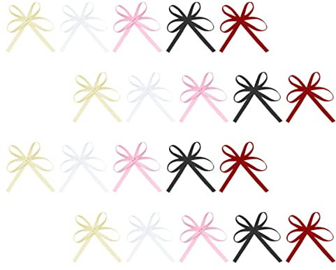 GALPADA 100stücke Schleifenverzierung Schuhaccessoires Band Bowknot Ornamente Zarte Kleidung Dekorative Zubehör DIY Modisches Schuhdekor Schleife Schleifenverzierung