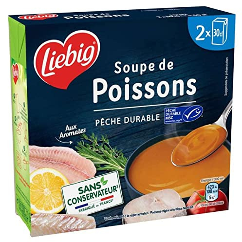 Liebig Soupe de poissons MSC 2 x 30 cl