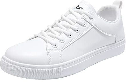 Baskets blanches pour homme - Chaussures de course décontractées - Chaussures de sport confortables - Chaussures de jogging légères - Chaussures de course sur route - Chaussures individuelles -