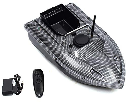 Mudshape 500 m foderbåt fiskesökare betesbåt badbåt automatisk återgång fiskedrag med GPS och fjärrkontroll, trådlös RC fiskesökare 2 motorer, fiskedrag RC båt för pooler och sjöar