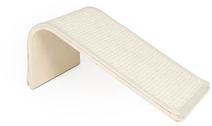 bontoy Kratzbrett Gipsi Creme 38x23x17cm I aus Holz I große und stabile Kratzmatte I sichere Stand Ruch Antirutsch Gummis