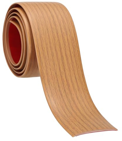 PATIKIL Self Adhesive Floor Transition Strip 40mmX1 Meters,Yellow Oak | Vinyl Laminate Floor Flat Divider, for Joining Floor Gaps Doorways Carpet Cover Floor Tiles