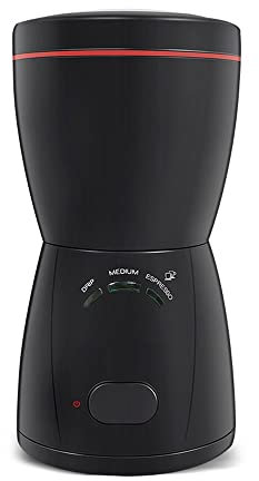 OZBME Moulin à café électrique, Grande capacité, Lame en Acier Inoxydable, Fonctionnement en Une Seule Pression, 200 W, Puissant et Multifonction, pour Grains de café, Noix, graines et arachides
