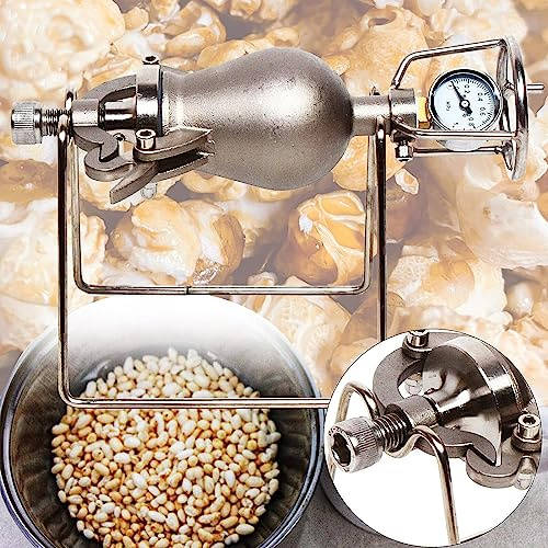 popcorn machine， Popcorn with Gauge - Old Chinese Mini Popcorn Machine, Manual Crank Popcorn Maker, Slow Fire Warm Up Rising,Small 100ml