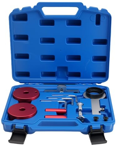 maXpeedingrods Outil de réglage du moteur pour Ford Focus Transit 303-1643 | pour S-Max 2.0 TDCi EcoBlue 303-1637 303-1650, Kit d'outils de synchronisation d'alignement d'arbre à cames du moteur, Bleu