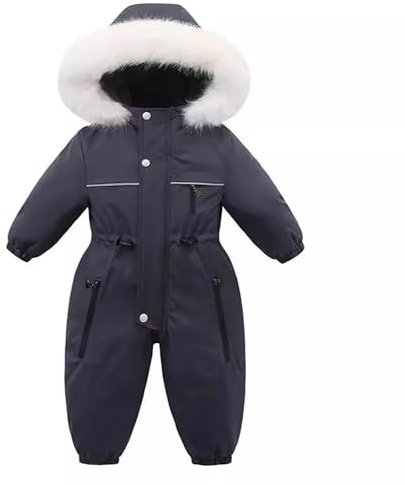 Générique Combinaison de Ski Enfants, Veste de Ski et Pantalon Combinaisons GarçOn Manteau Garcon Coupe, Imperméable et Respirante Salopette Fille pour 1-5 Ans