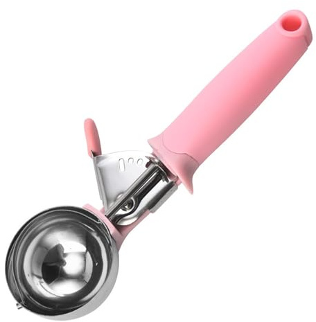 Cucchiaio per panna con impugnatura antiscivolo per servire in modo semplice e dolcetti domestici lavabili in lavastoviglie Strumento essenziale per cucchiaio da frutta