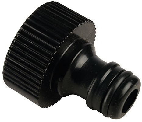 Rehau 18571 4 Schlauchkupplung für Gartenschläuche, Schwarz, 26.5 mm, 3/4 Zoll