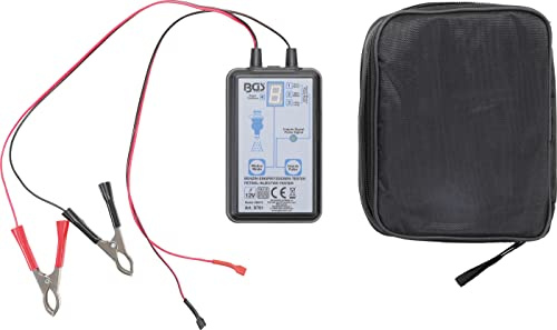 BGS 9791 | Benzin-Einspritzdüsen-Tester | 12 V Kfz-Diagnosegerät | 4 Impulsmodi | Diagnose klemmender, undichter oder durchgebrannter Einspritzdüsen | Betrieb über Fahrzeugbatterie