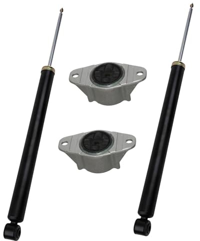 2x Stoßdämpfer 2x Domlager Hinterachse für Ford Focus II DA + Stufenheck C-Max DM2 C-Max II Focus C-Max
