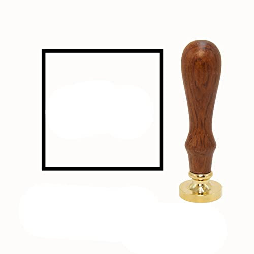 Benutzerdefinierter Wachssiegelstempel mit Ihrem eigenen Logo-Design Unterschiedliche Diy-Stempelkopfgröße Klare Stempel 25 mm, 30 mm, 40 mm, 50 mm für Ihre Wahl-GZZ013-SQ30x30