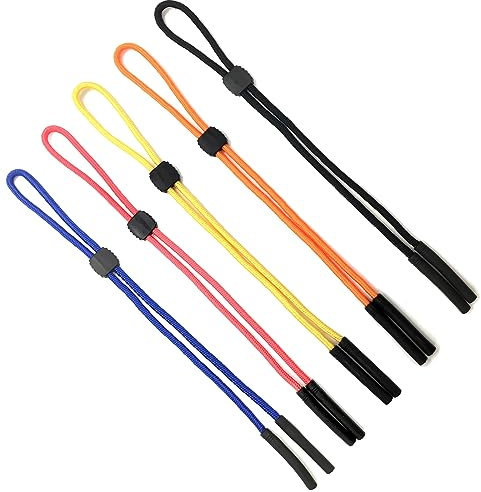 5 Stück Brillenband, Sport Verstellbares Brillenband, Elastisches Sport Sonnenbrillen Band, Schwimmfähig Wasserfestes Sportbrillenband, Anti-Verlust Brillenbänder, Für Damen, Herren & Kinder(5 Farben)