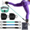 5 Pcs Equipo de Entrenamiento de Glúteos, Bandas de Tobillo para Entrenamiento, Banda de Resistencia de Tobillo para Piernas, Home Gym Exercise Equipment for Man and Woman (Rosa) (B)
