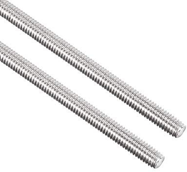 Cilky Metallschrauben Gewindestange aus Edelstahl 304, geeignet für Montagebefestigungen und Ankerbolzen M8, Länge 200 mm/250 mm/300 mm, 2 Stück(Length 200mm)