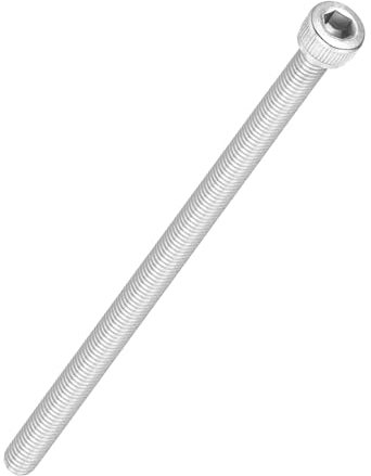 Kozelo 10pz Viti a Testa Cilindrica Esagono Incassato-[M5-0.8 x 100mm] Acciaio Inossidabile 304 Chiave Bussola Esagonale Filettatura Completa per Motore Elettrico Stampante 3D, Argento