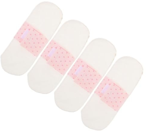 FOMIYES 4stücke Waschbare Stoff Slipeinlagen Für Frauen Atmungsaktive Baumwollbinden Wiederverwendbar Für Menstruation Wochenbett Und Postpartale Pflege Gegen Auslaufen