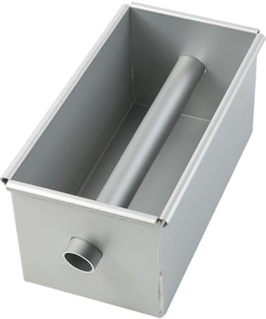Molde para pan para hornear – Caja de tostadas de aleación de aluminio antiadherente | Molde de pan duradero y resistente al calor para pasteles de sándwich, tartas de queso, pastel de carne y postres