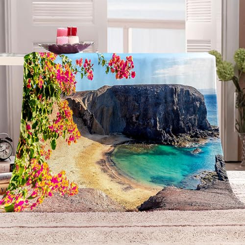KQYLBM Winter Decke 100 X 150 cm Kinderdecke Strand Fleece Blanket Thermodecke