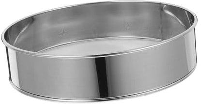 BCOATH De Suelo De Acero Inoxidable para Tamizar Suelo De Jardín Tamizar Rocas Y Colador De Suelo De Laboratorio De Malla Fina De 201 304