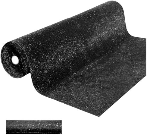 Herbe Synthétique Tapis Noir 7 mm Maison Magasin Gym Jardin Pelouse Synthétique Herbe 2x10 Mt