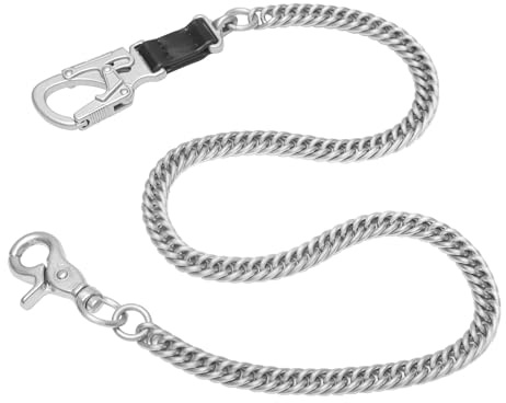 Ahiller Chaîne de Portefeuille Homme Acier Inoxydable, Argenté-QK
