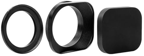 Quadratisches Kamera-Objektiv-Adapter-Set, verbesserter Fotografie-Kontrast, passend für Standard-Objektive, 37/39/40,5/46/43/49 mm, quadratisches Design