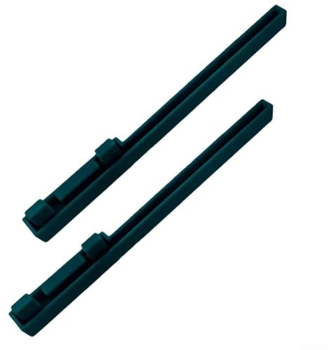 Para extremo de riel guía de sierra de pista para proteger el protector de astillas de pelar y proteger los rieles de aluminio de daños durante el manejo, almacenamiento y transporte