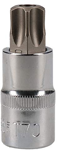 T70 x 55mm 1/2 Drive Torx Star Socket Male T-Star Cr-V Steel AU640