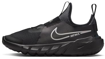 Nike Flex Runner 2, Big Kids' Road Running Shoes, Black Flat Pewter Anthracite Photo Blue, 37.5 EU