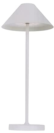 Kelù Lampada LED da tavolo portatile, per esterni a batteria usb ricaricabile H35 cm, lampada senza fili bianca