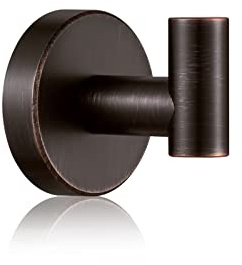 BigBig Home Crochets muraux rustiques en bronze pour serviettes, peignoirs de salle de bain, ferme, manteau de salle de bain, vêtements de ferme, crochet mural rustique pour cuisine