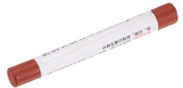 sourcing map Holzwachs Füllstab, Möbel Buntstifte Holz Reparatur Wachs Füllstab Ausbessern Wachs Farbe Stifte für Kratzer Löcher Boden Laminat Tische Schreibtische, Ziegelrot