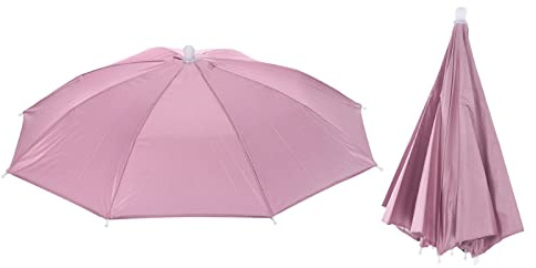 PATIKIL Angeln Regenschirm Hut Elastisch Faltbare Sonne Regen Kappe Kopf Regenschirm Hände Kostenlos Für Draußen Angeln Camping