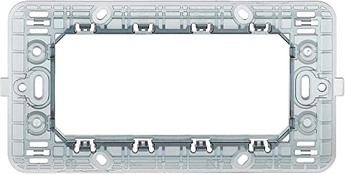 Supporto Compatibile Con Bticino Matix Confezione 10pz 3 Moduli, Supporto Per Scatola 502 503 504 506 (10, 3)