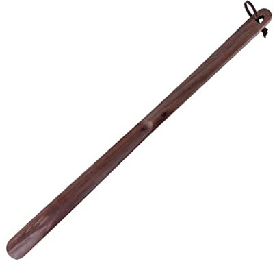 50cm Chausse-pied Marron en Bois à Long Manche pour Hommes Femmes