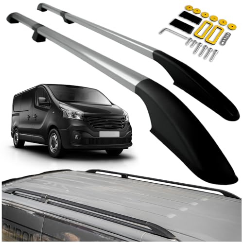 CHROMEMASTER | Compatibili con Renault Trafic 3 Short L1 2014+ | Barre Trasversali da Tetto, Mancorrenti sul Tetto | Sono Utilizzate per il Montaggio di Portapacchi, Box da Tetto o Portabiciclette