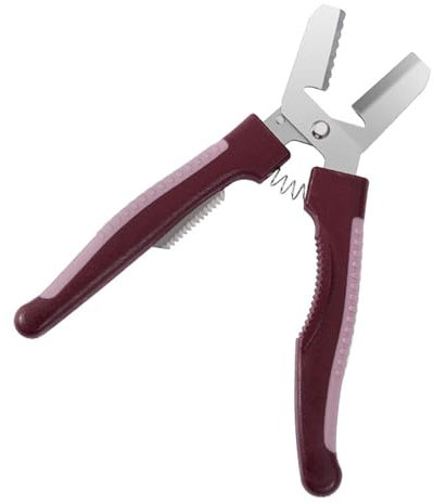 Gralara Kastanienschalen Öffner Walnuss Zange Maronizange Kastanie Schneider Maronen Messer, Premium Nussknacker mit ergonomischem Griff, Universal für alle Nüsse