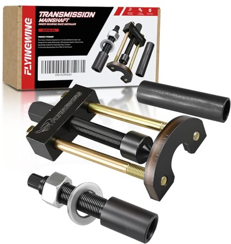Herramienta instaladora y extractora de pista de rodamiento interior del eje principal de transmisión compatible con Harley Big Twins 1984-presente. Reemplaza número de pieza 34902-84