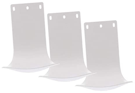 3pcs Soap Dispenser Drip Tray ABS Laundry Detergent Drip Catcher Wall Mounted Soap Dispensers Bracket for Bathroom Kitchen Shower Room