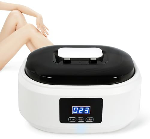 Bagno di paraffina per mani e piedi, macchina per terapia a cera grande capacità da 3,4 l, paraffina, paraffina, bagno di paraffina per la casa secca, ruvida e asciutta, ottimo regalo per spa (bianco)