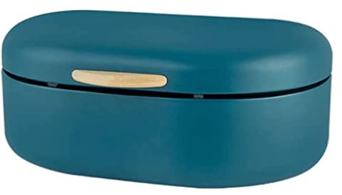 LXYDPZ Caja de Pan Creativa, panera Retro de encimera, contenedor de Almacenamiento de Pan de Metal, Soporte para Pan para pastelería/Almacenamiento de Pan (Verde Oscuro)
