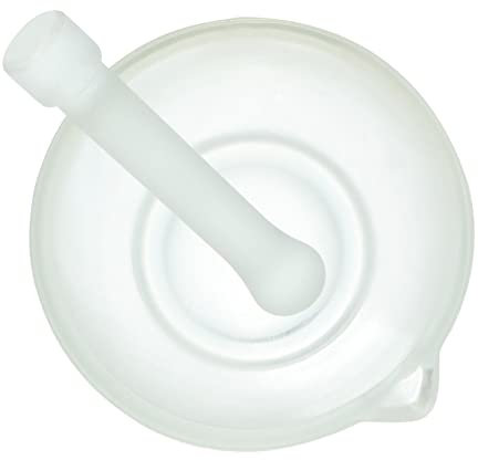 IMIKEYA Glas Mahlschale Mit Stößel Für Küche Und Labor Praktische Schüssel Aus Glas Zum Zerkleinern Von Lebensmitteln Und Pillen