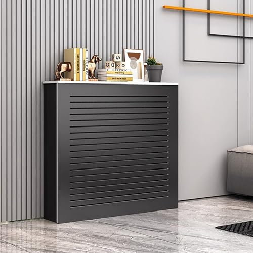 Modern Radiator Cover, Radiator Cover Cabinet Shelf, Modern Radiator Covers for Home, Radiator Covers, Radiator Cover Decorative Cabinet, Pipe Valve Privacy Barrier for Living Room, Hallway(60x80x25cm