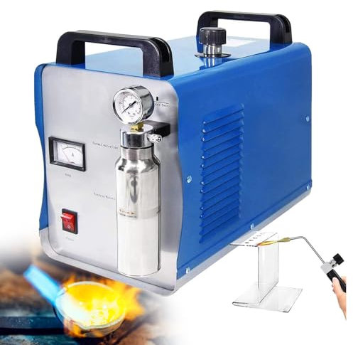 YANGYMM Acrylic Flame Polisher, Oxy-Hydro Generator Water Welder Flame Polisher, 75L/95L/150L/H Oxygen Hydrogen Generator Water Welder, with Flame Guns and Nozzles,95L/H
