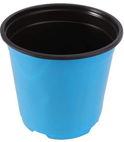 BESPORTBLE Secchio Rotondo in Plastica Spessa Per Vasi Da Da Per Balcone Per Piantare Alberi e Blu Capacità