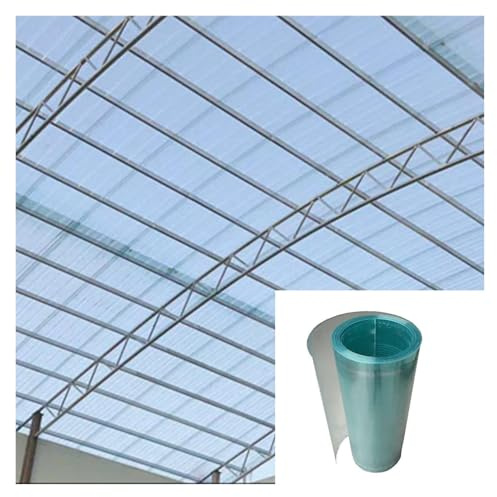 UVResistant Fiberglass Sheets for Greenhouses & Pergolas Waterproof Roof Panels for DIY Projects Replacement Glass (0.8x5m/2.62x16.4ft)