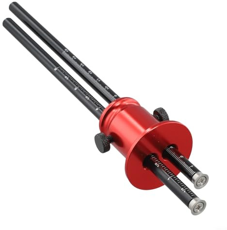 Anreißnadel aus Holz mit ergonomischem Design für komfortable Nutzung bei längerer Arbeit (rot)