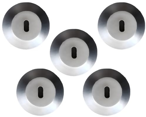 5 candados para laptop, placa de seguridad adhesiva para tabletas y portátiles, cierre de aleación de zinc, placa de anclaje de 1.3 pulgadas, anclaje de cable de seguridad fácil de instalar, color